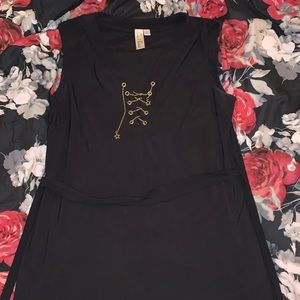 Black Sleeveless Dress